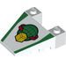 LEGO blanc Coin 4 x 4 avec Green Cargo logo avec des encoches pour tenons (38852 / 93348)