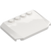 LEGO White Wedge 4 x 6 Curved (52031)