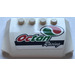 LEGO White Wedge 4 x 6 Curved with &quot;Octan Racing&quot; and Octan Logo Sticker (52031)
