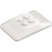 LEGO White Wedge 4 x 6 Roof Curved (98281)