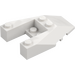 LEGO White Wedge 6 x 4 Cutout with Stud Notches (6153)