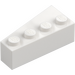 LEGO White Wedge Brick 2 x 4 Right (41767)