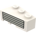 LEGO White Wedge Brick 3 x 2 Right with Ventilation Slots Sticker (6564)