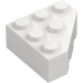 LEGO White Wedge Brick 3 x 3 without Corner (30505)