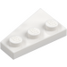 LEGO Hvit Kile Plate 2 x 3 Vinge Høyre  (43722)