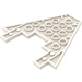 LEGO White Wedge Plate 8 x 8 with 3 x 4 Cutout (6104)