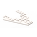 LEGO White Wedge Plate 8 x 8 with 4 x 4 Cutout (4475)