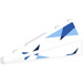 LEGO White Wedge Slope 2 x 5 (45°) Right  with Blue Shapes Sticker (3505)