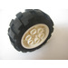 LEGO Wit Wheel 20 x 30 Balloon Medium with Tire 49.6 x 20 (Balloon 20 x 30)