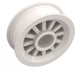 LEGO White Wheel Centre Spoked Small (30155)