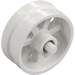 LEGO White Wheel Rim Ø14.6 x 6 with Spokes and Stub Axles (50862)