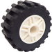 LEGO Weiß Wheel Rim Ø18 x 14 with Pin Hole with Tire 30.4 x 14 with Offset Tread Pattern and No band