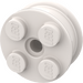 LEGO White Wheel with Pin Hole (4259)