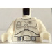 LEGO White White Boba Torso (973)