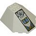 LEGO White Windscreen 6 x 6 x 2 with engine pattern Sticker (35331)