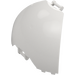 LEGO White Windscreen Quarter Dome with Handles (87375)