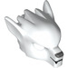 LEGO White Wolf Head with Fangs and Gray Nose (11233 / 12830)
