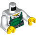 LEGO White Woman Robber Minifig Torso (973 / 76382)