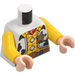 LEGO White Woody Minifig Torso (973 / 76382)