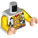 LEGO White Woody Minifig Torso (973 / 76382)