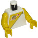 LEGO Bianco Giallo Futuron Busto (973)