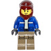 LEGO Wildlife Rescue Fahrer mit Helm Minifigur