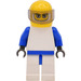 LEGO Williams F1 Team Race zonder Torso Sticker Minifiguur