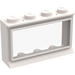 LEGO Window 1 x 4 x 2 Classic with Solid Studs and Fixed Glass