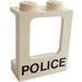 LEGO Window Frame 1 x 2 x 2 (Plane) with 'POLICE' with 2 Holes in Bottom (2377)