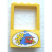 LEGO Window Frame 2 x 4 x 5 Fabuland with Clouds and Sun Sticker (4608)