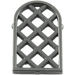 LEGO Fenster Pane 1 x 2 x 2.7 Gerundet oben mit Diamant Lattic (29170 / 30046)