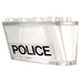 LEGO Windscreen 2 x 4 x 2 Inverted with Police Sticker (4284)