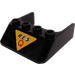 LEGO Windschutzscheibe 4 x 4 x 1 mit R.E.S.Q Logo Aufkleber (6238)