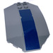 LEGO Windschutzscheibe 6 x 8 x 2 Gebogen mit Dark Blau Stripe Aufkleber (41751)