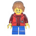 LEGO Winter Holiday Pociąg Dziecko Minifigurka