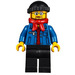 LEGO Winter Holiday Train Station Bus Driver Figurine