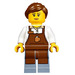 LEGO Winter Village Station Female Barista Minifigure