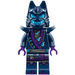 LEGO Lupo Maschera Warrior con Dark Blu Maschera e Armatura per le spalle Minifigure