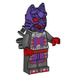 LEGO Wolf Mask Warrior with Dark Purple Mask and Neck Bracket Minifigure