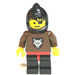 LEGO Wolfpack met Zwart Kap en Zwart Cape minifiguur