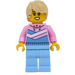 LEGO Woman - Bright Pink Hoodie Minifigur