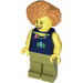 LEGO Woman (Coiled &amp; Parted Haar) minifiguur