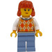 LEGO Woman (Dark Orange Hair) Minifigure