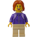 LEGO Woman from Camper Van with Baby Carrier Minifigure