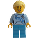 LEGO Kobieta W Bright Światło Niebieski Sweter Minifigurka