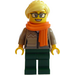 LEGO Woman dans Dark Tan Sweater Figurine