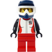 LEGO Donna in Dirt Bike Casco Minifigure