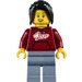 LEGO Woman in Hoodie &#039;2021&#039; Minifigure