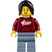 LEGO Woman in Hoodie &#039;2021&#039; minifiguur