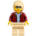 LEGO Woman im Open Dark rot Jacket Minifigur